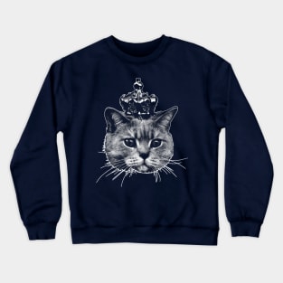 Cats are Royalty Crewneck Sweatshirt